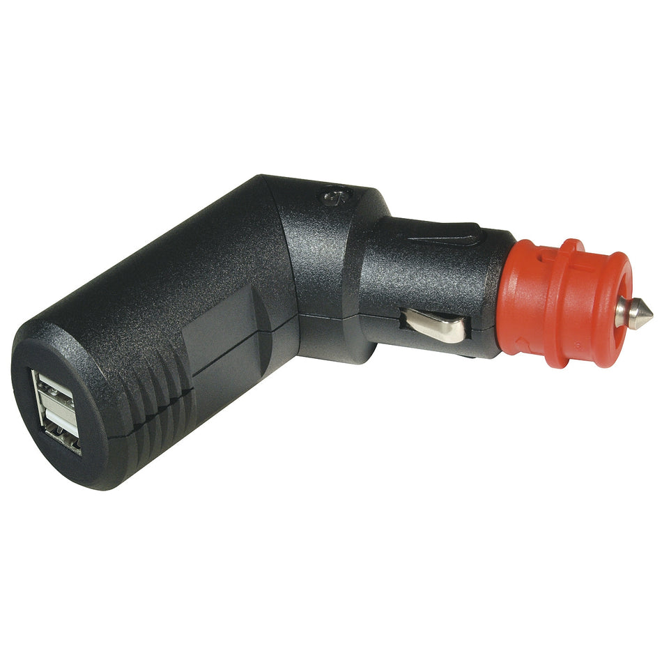 Doppel USB Ladegerät für Bordsteckdose Auto KFZ Motorrad 2x2,5A Quick-Charge