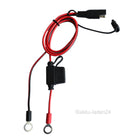 Nachrüstsatz Ladekabel SAE-Stecker auf Ringösen spritzwassergeschützt