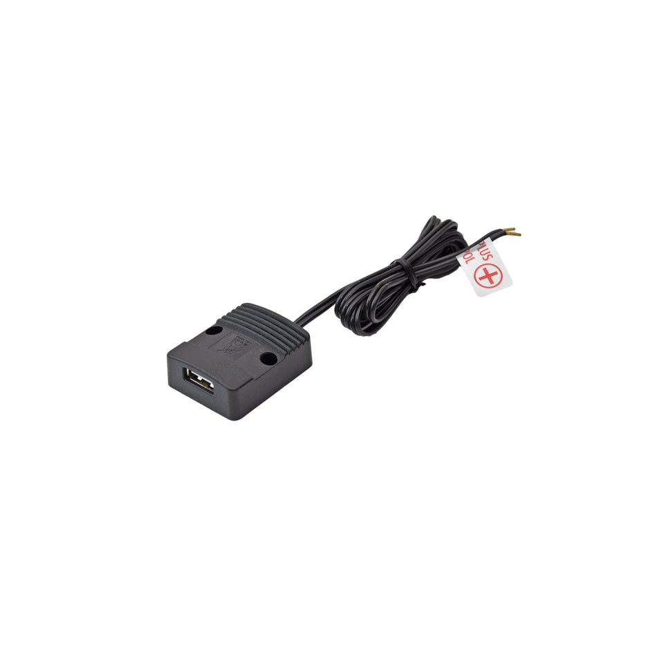 Flache Power-USB-Steckdose mit 3A Ladestrom, klein und kompakt