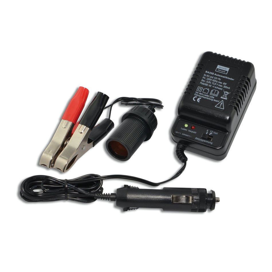 Motorrad Lade- und Erhaltungsgerät für Nass-Batterie Gel- und AGM BAAS BA35e