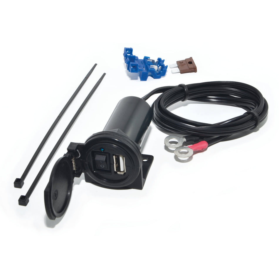 USB Einbau Steckdose für Motorrad mit Schalter 5V/2,1A BAAS USB7