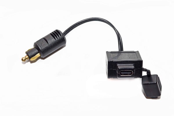USB Ladekabel mit 3-Pol Traktor Stecker DIN 9680 auf Aufbaudose 2x USB -  akku-laden24