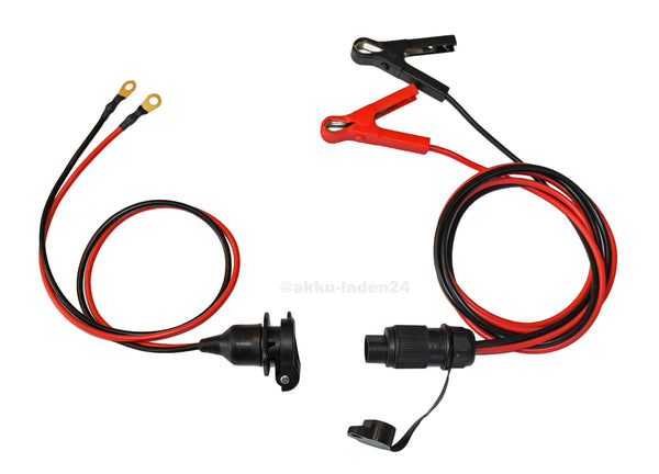Motorrad Starthilfe Kabel Überbrückungskabel Zangen klein vollisoliert BA06  BAAS