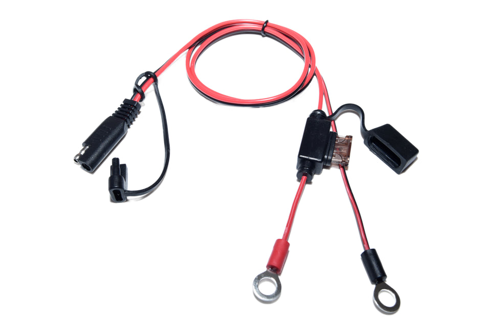 Nachrüstsatz Ladekabel SAE-Stecker auf Ringösen spritzwassergeschützt