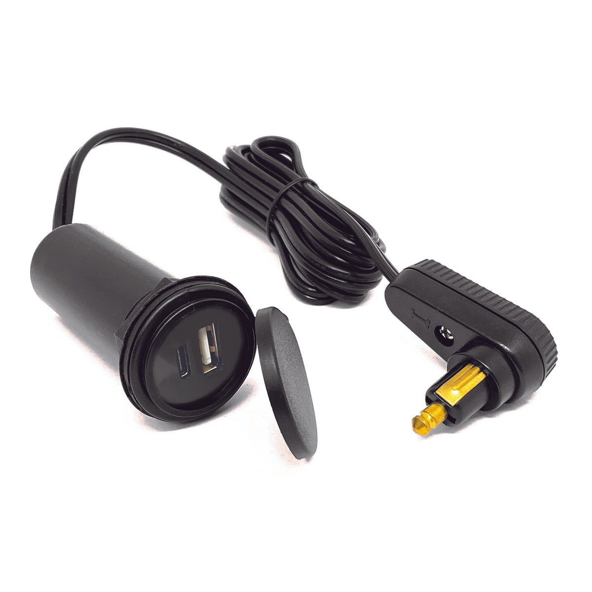 Motorrad Tankrucksack Ladekabel USB-A+C 2x3,6A BAAS USB17