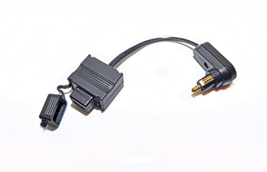 USB Ladekabel spritzwassergeschützt mit flachem Winkelstecker für Motorrad  Bordsteckdose