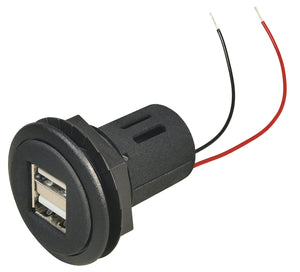 Verbesserte Quick Charge 3.0 Dual-USB-Buchse, 12 V/24 V USB-Steckdose mit  LED-Voltmeter & Ein-/Aus-Schalter, wasserdicht, Schnellladung, USB-Ladebuchse  mit Voltmeter für Auto, Wohnmobil, Motorrad