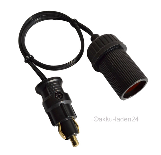 Adapter für Powersteckdosen oder kleine Motorrad Bordsteckdose -  akku-laden24
