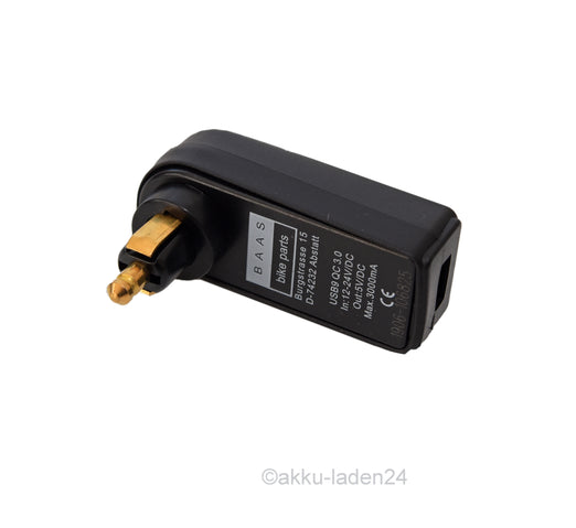 USB Stecker spritzwassergeschützt für Motorrad Steckdose Quickcharge -  akku-laden24